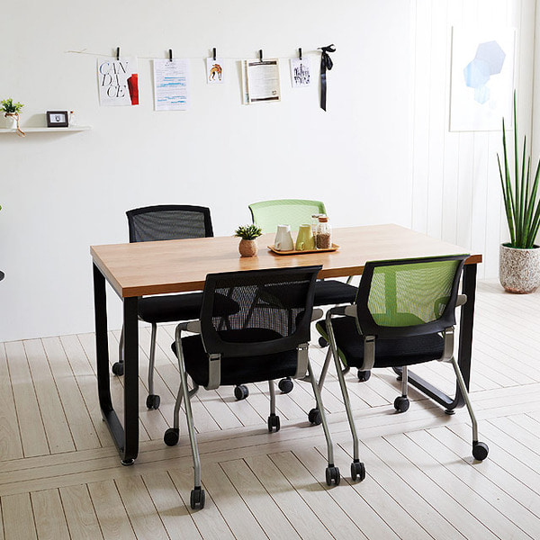 스틸뷰 1200테이블 사무용 회의실 다용도테이블 책상