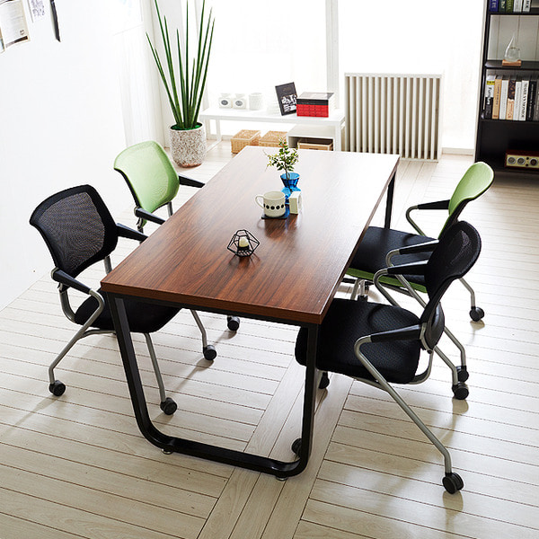스틸뷰 1500테이블 사무용 회의실 4인용 테이블 책상