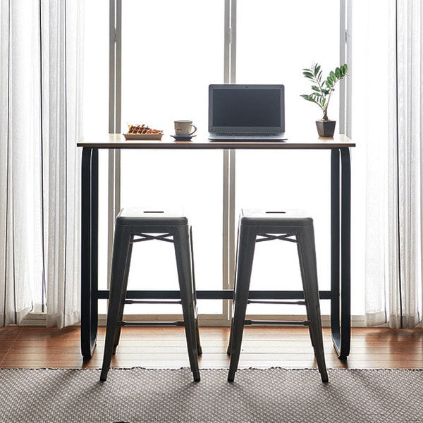 [할인] 리브 800 높은 홈바테이블 노트북 책상 카페 커피숍