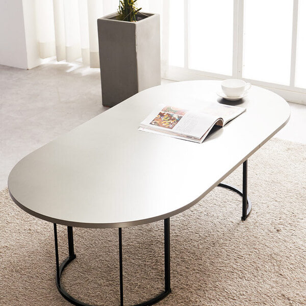 시티 메탈상판 라운드 1200x600 DIY 홈바 식탁 테이블