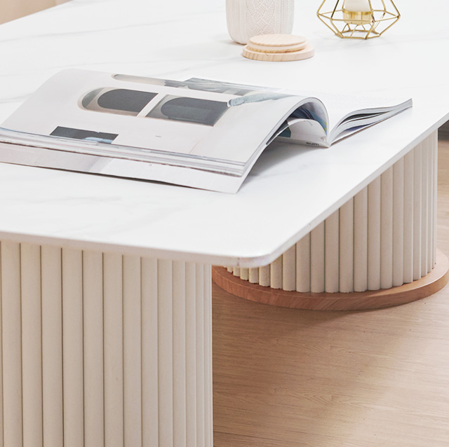 로마 원형 1200 세라믹 로우 거실테이블 좌탁 소파 책상 탁자