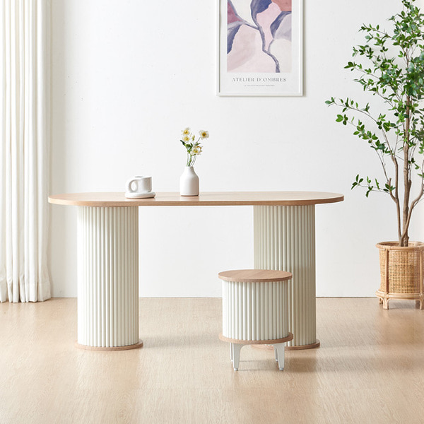 로마 원형 1500 양면 라운드 식탁 카페 테이블 주방 매장 탁자