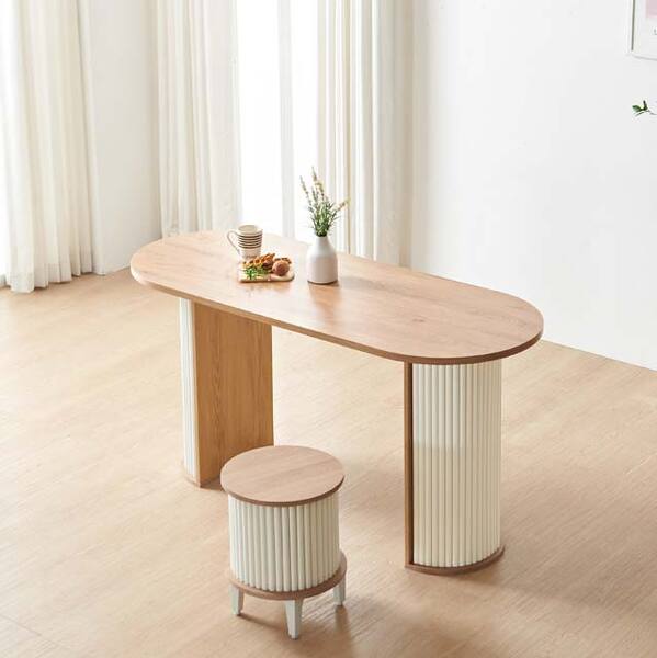 로마 반달 1500 양면 라운드 식탁 카페 테이블 주방 매장 탁자
