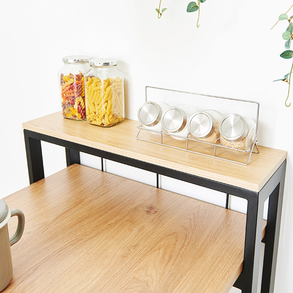 솔리드 철제 사각선반 1800 식탁 테이블 디자인 식탁
