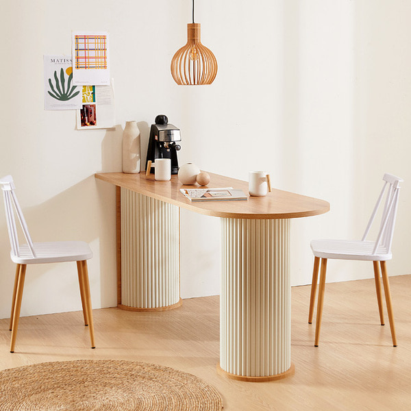 로마 반달원형 1700 반타원 식탁 테이블 디자인