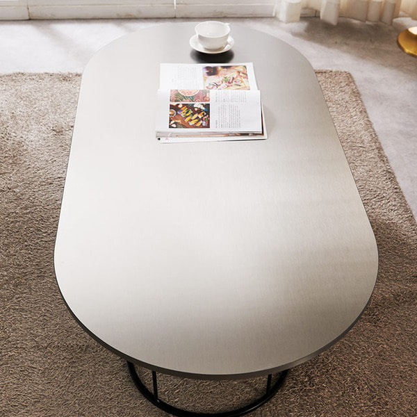 시티 메탈상판 라운드 1500x600 DIY 홈바 식탁 테이블