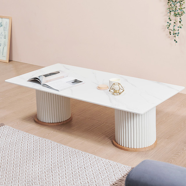 로마 원형 1200 세라믹 로우 거실테이블 좌탁 소파 책상 탁자